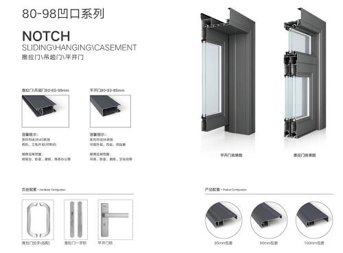 80-98凹口推拉系列