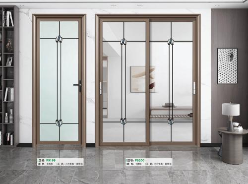 45中窄推拉+平開9199