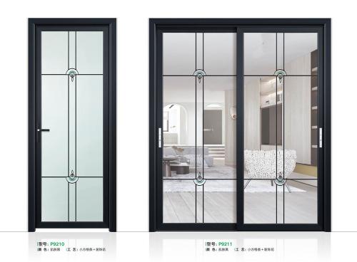 55中窄推拉+平開9210