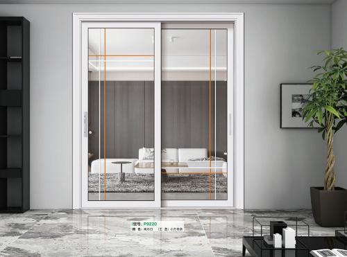 55中窄推拉+平開9220